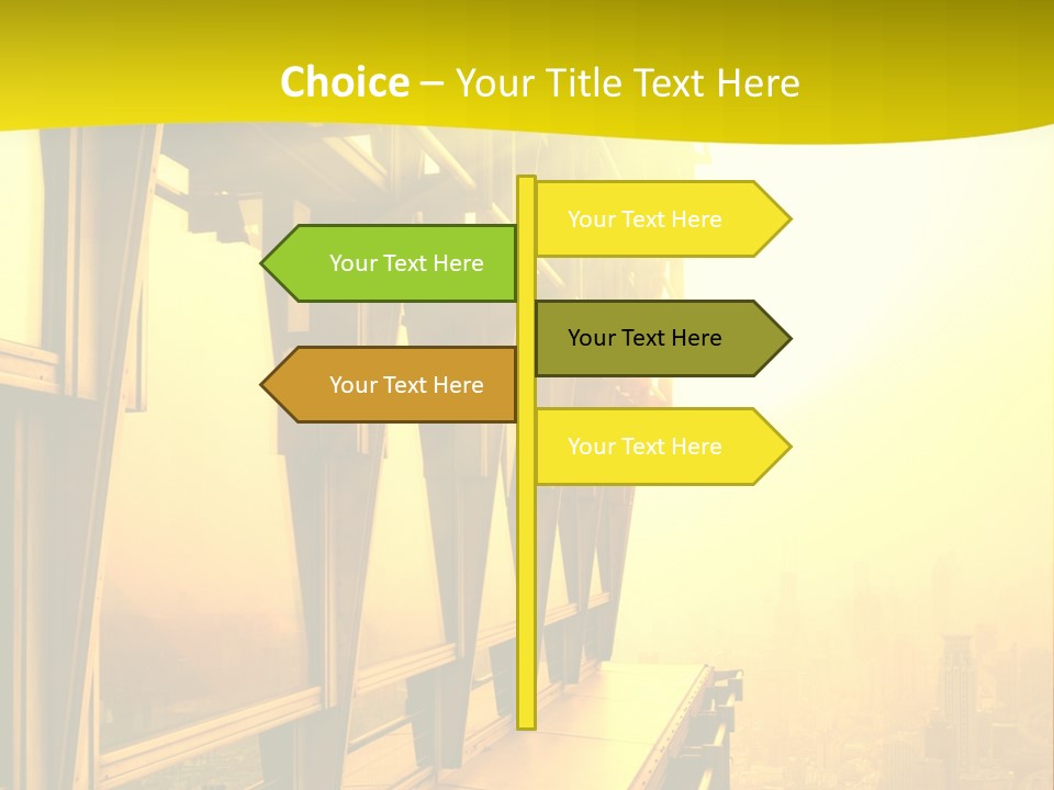 Futuristic Architecture View PowerPoint Template