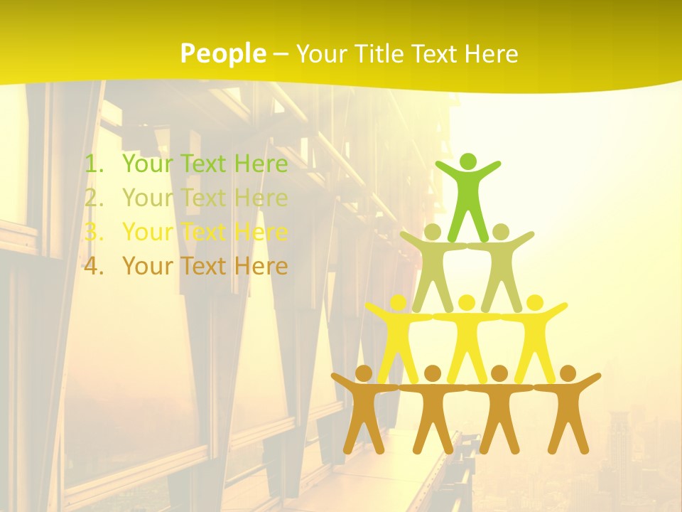 Futuristic Architecture View PowerPoint Template