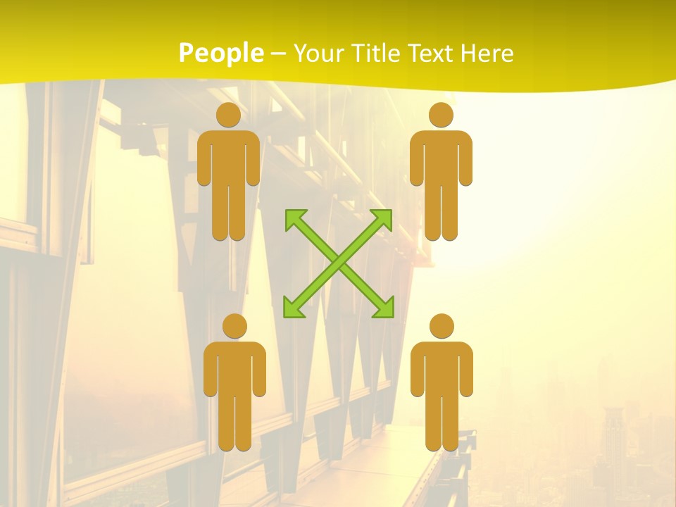 Futuristic Architecture View PowerPoint Template