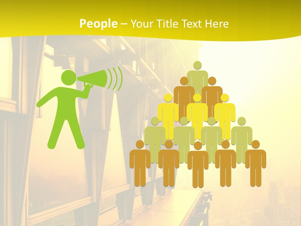 Futuristic Architecture View PowerPoint Template