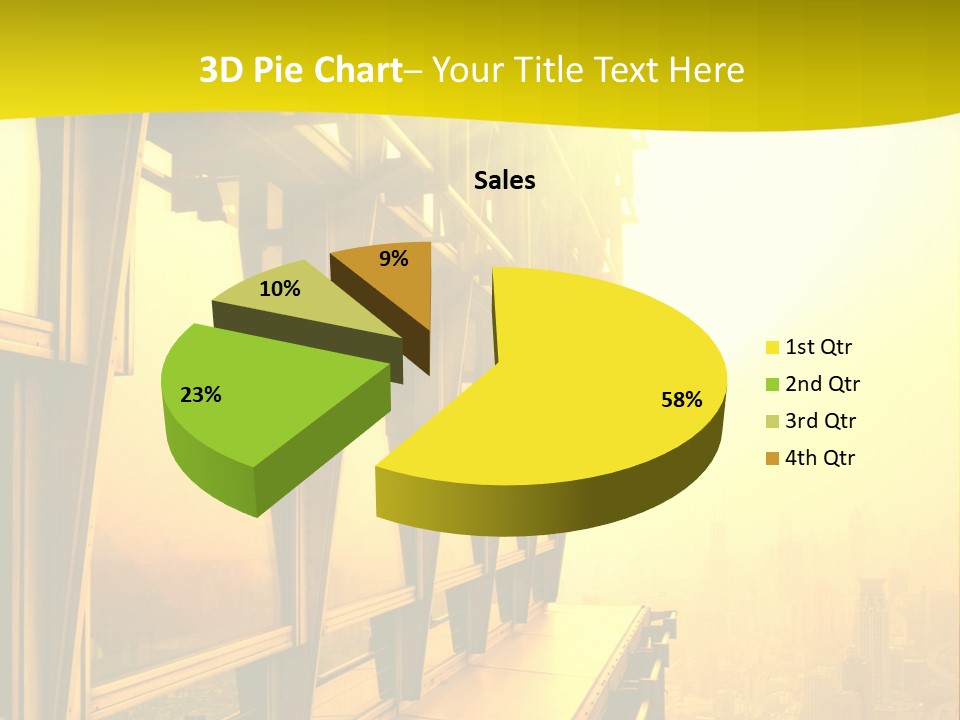 Futuristic Architecture View PowerPoint Template