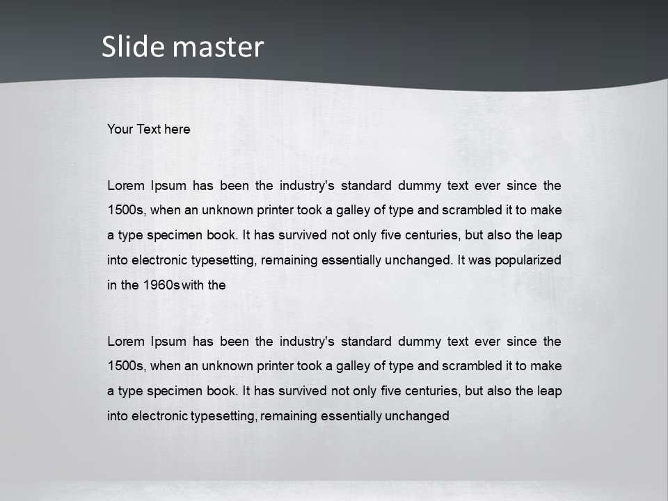 Metal Room Construction PowerPoint Template