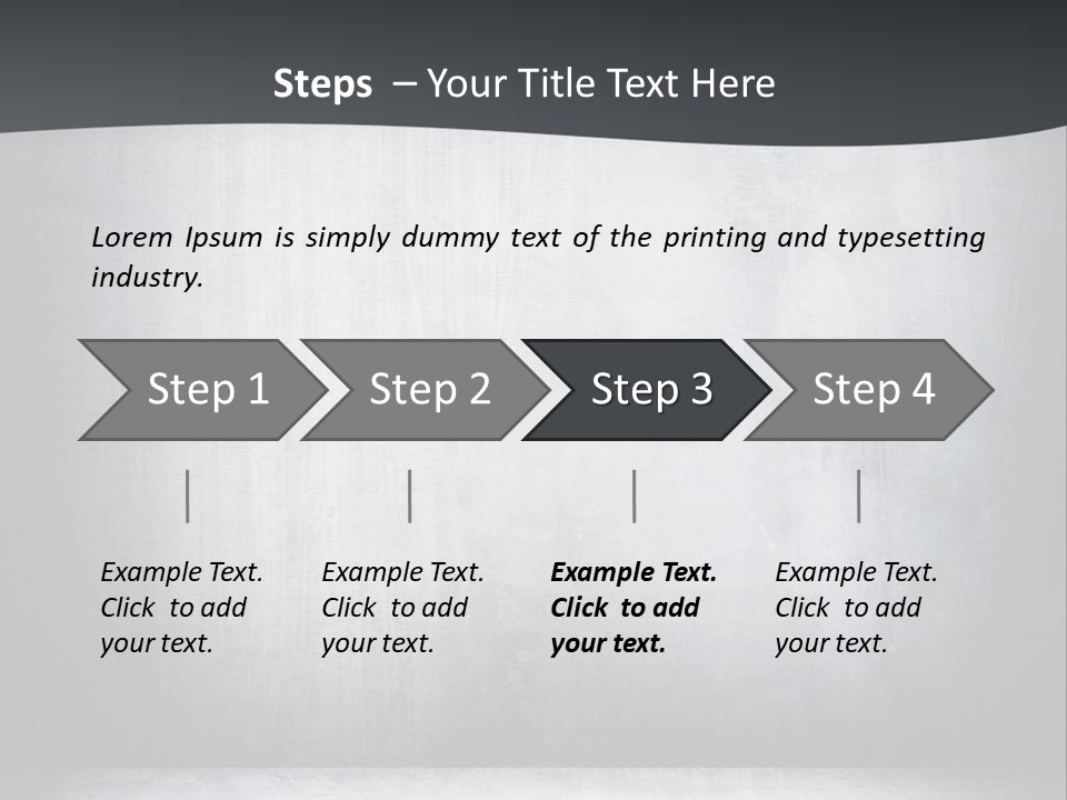 Metal Room Construction PowerPoint Template