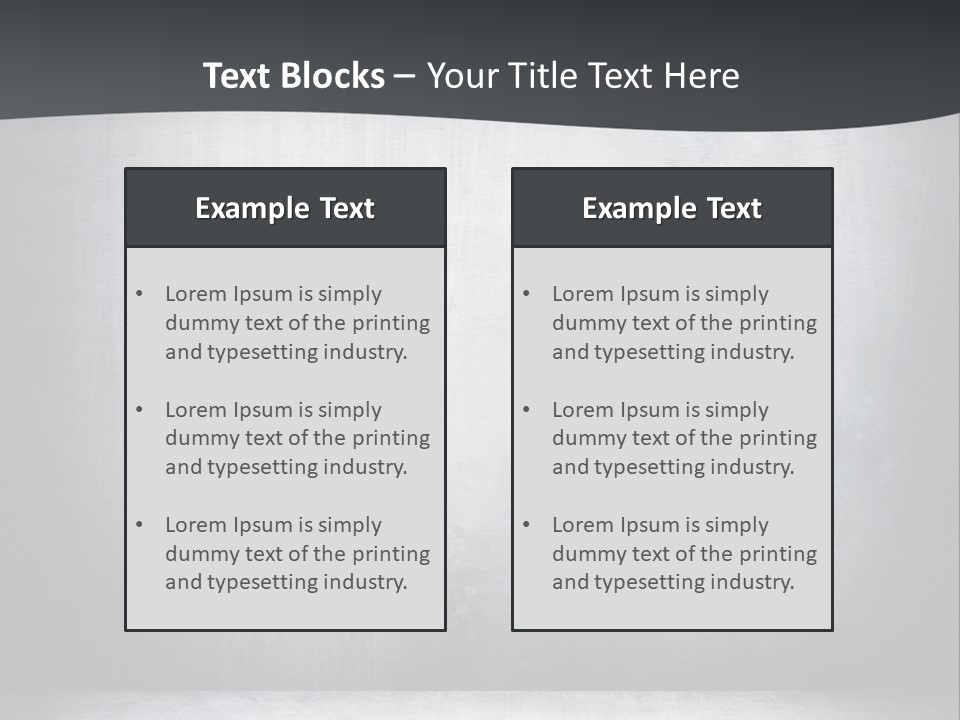 Metal Room Construction PowerPoint Template