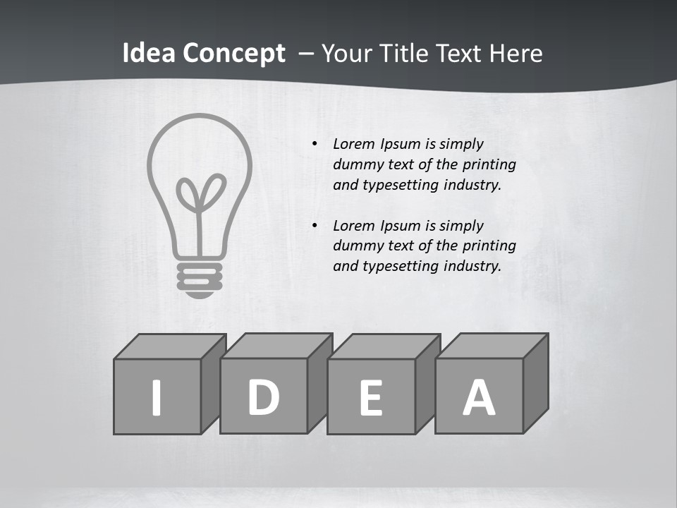 Metal Room Construction PowerPoint Template