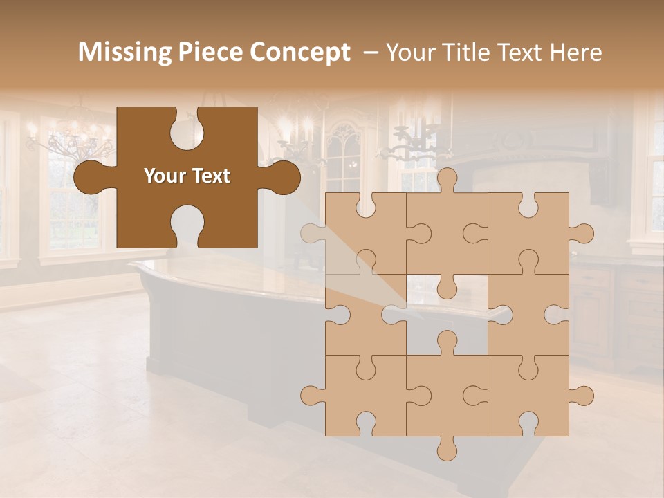 Opulent Indoor Decorate PowerPoint Template