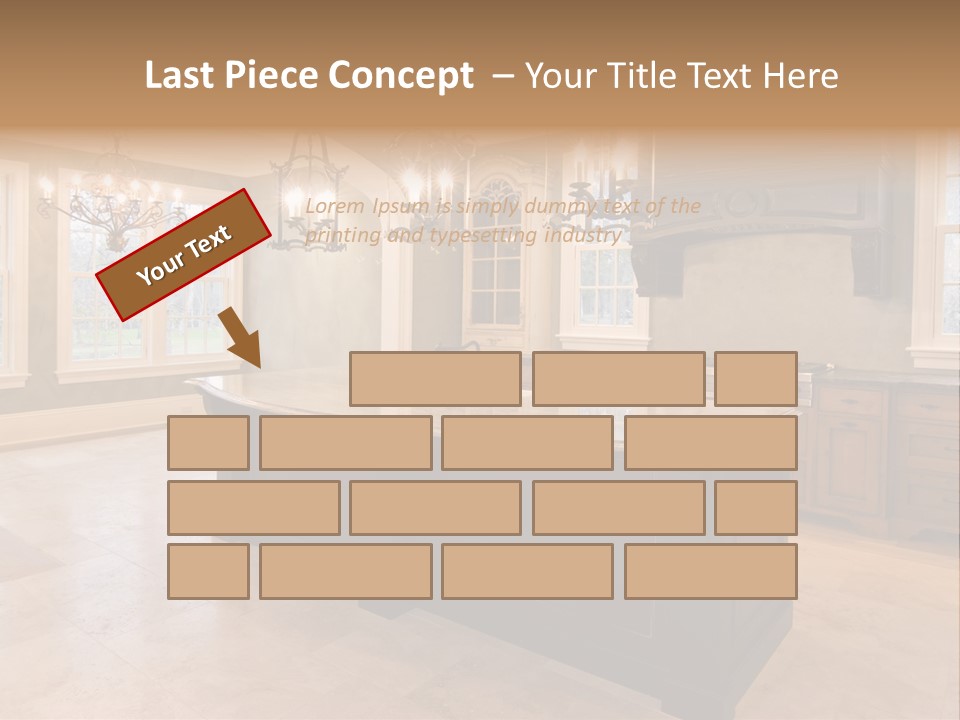 Opulent Indoor Decorate PowerPoint Template