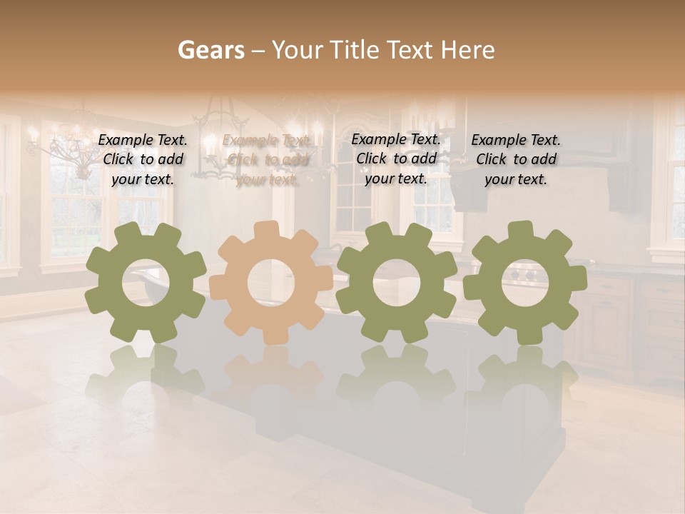 Opulent Indoor Decorate PowerPoint Template