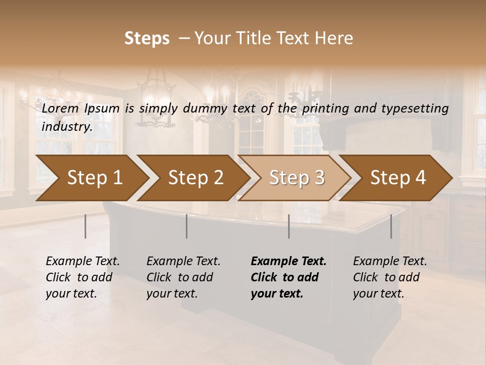 Opulent Indoor Decorate PowerPoint Template