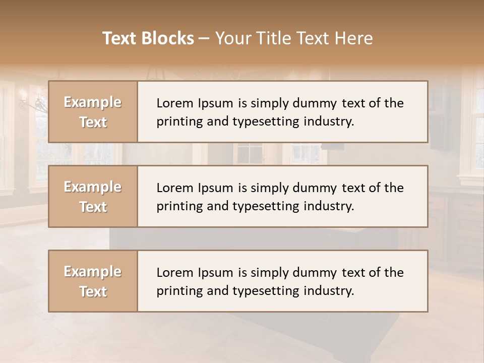 Opulent Indoor Decorate PowerPoint Template
