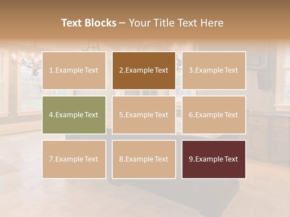 Opulent Indoor Decorate PowerPoint Template