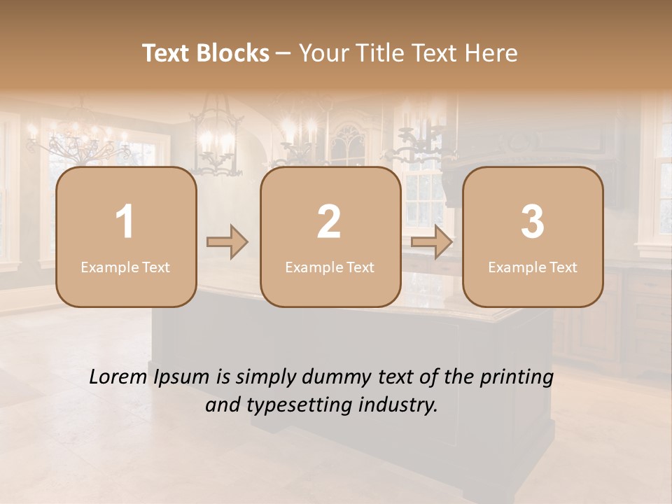 Opulent Indoor Decorate PowerPoint Template