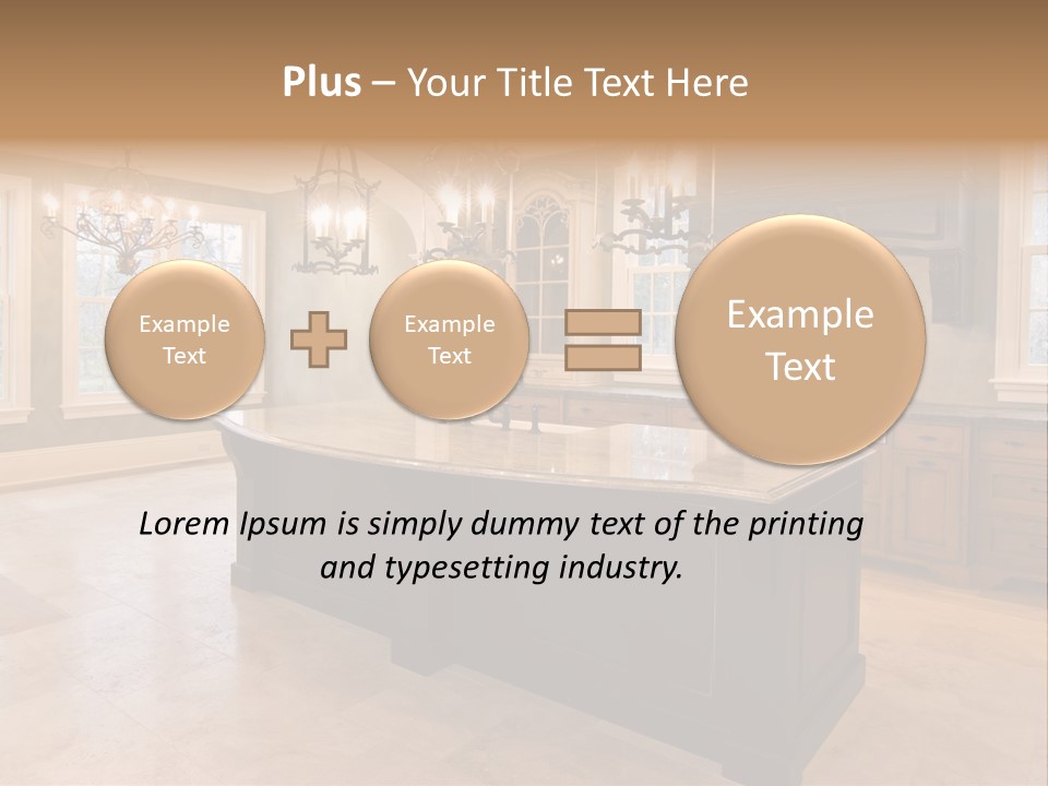 Opulent Indoor Decorate PowerPoint Template
