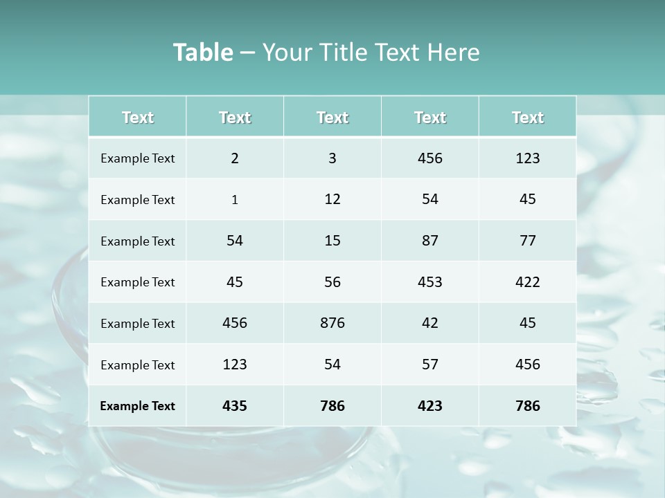 Single Optometry Healthy PowerPoint Template