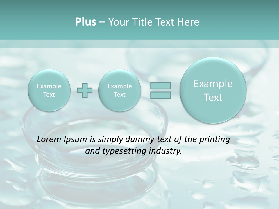 Single Optometry Healthy PowerPoint Template