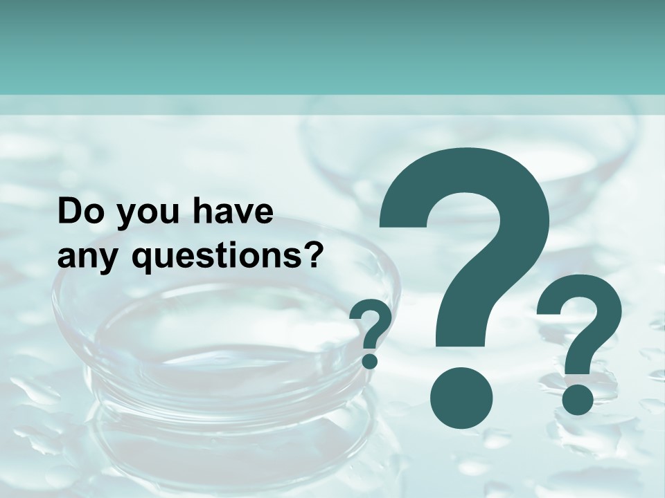 Single Optometry Healthy PowerPoint Template