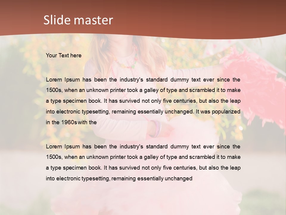 Smiling Summer Outdoors PowerPoint Template