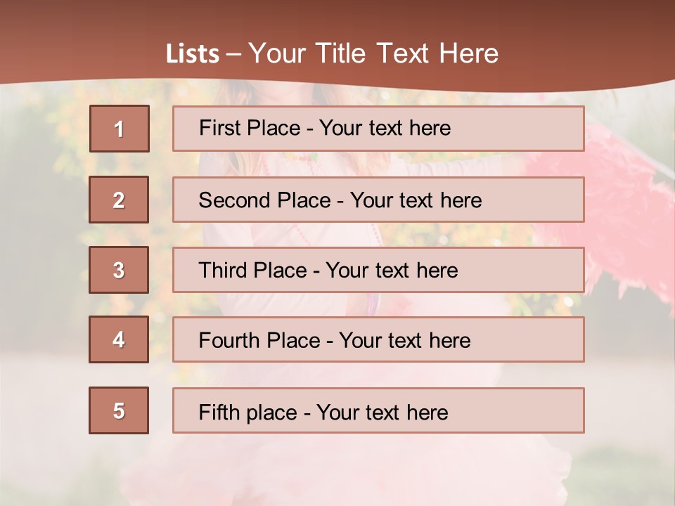 Smiling Summer Outdoors PowerPoint Template