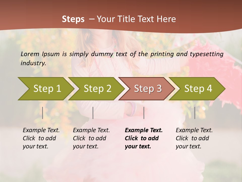 Smiling Summer Outdoors PowerPoint Template