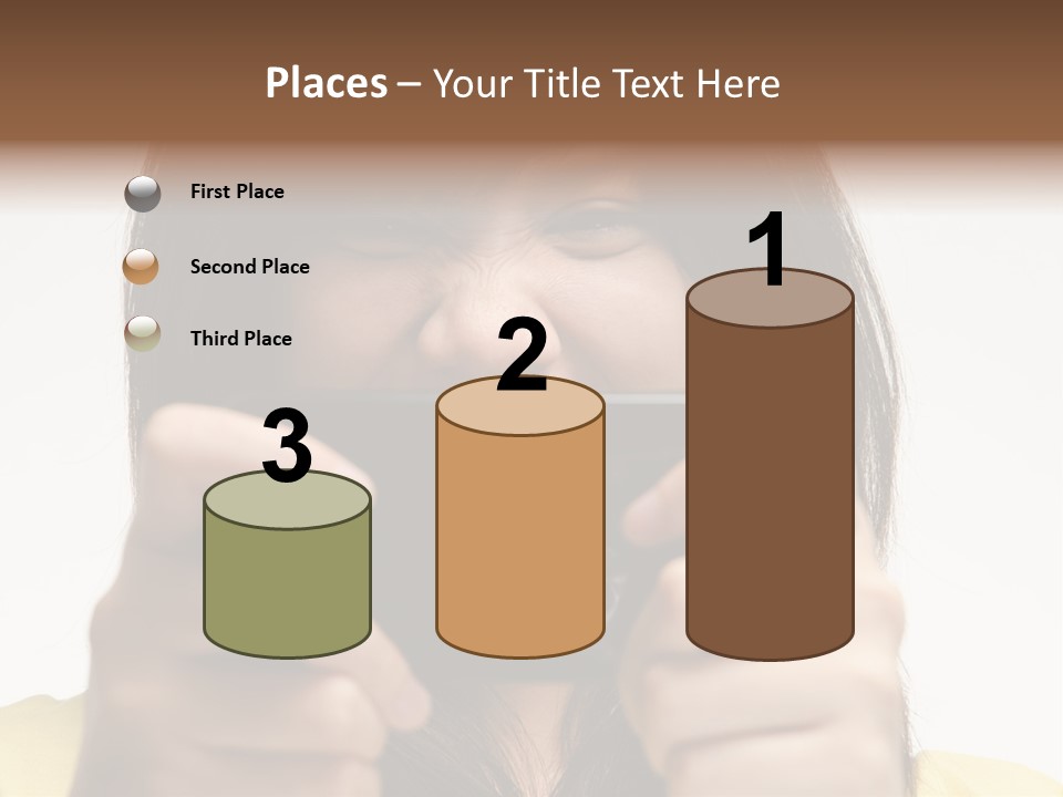 Person Woman People PowerPoint Template