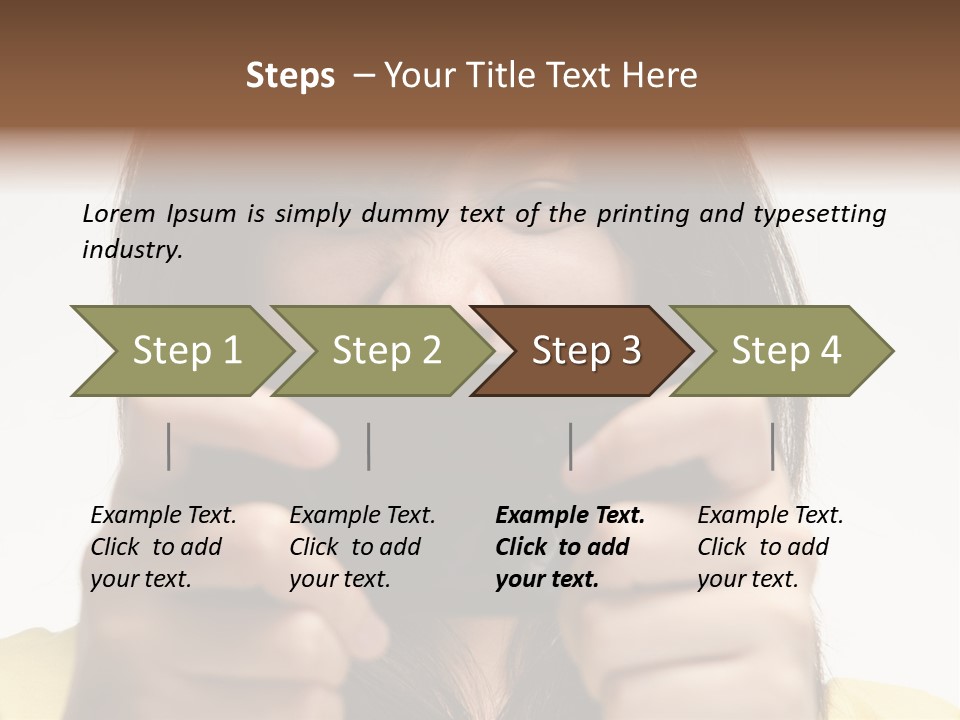 Person Woman People PowerPoint Template