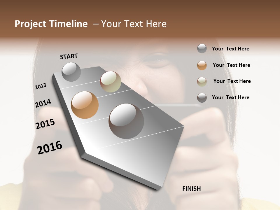 Person Woman People PowerPoint Template