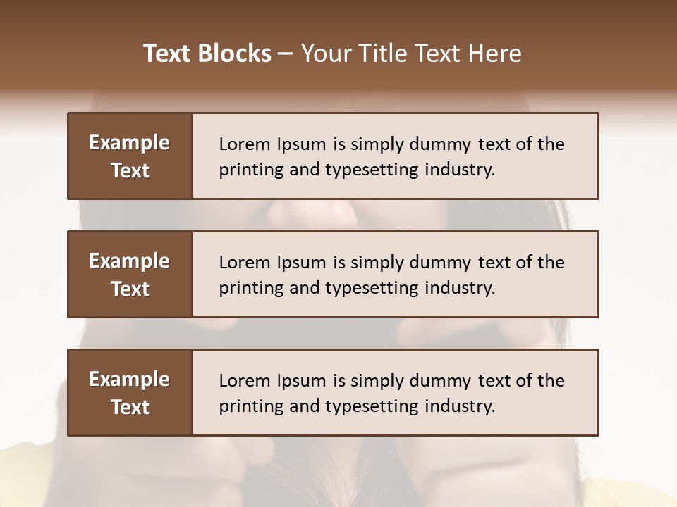 Person Woman People PowerPoint Template