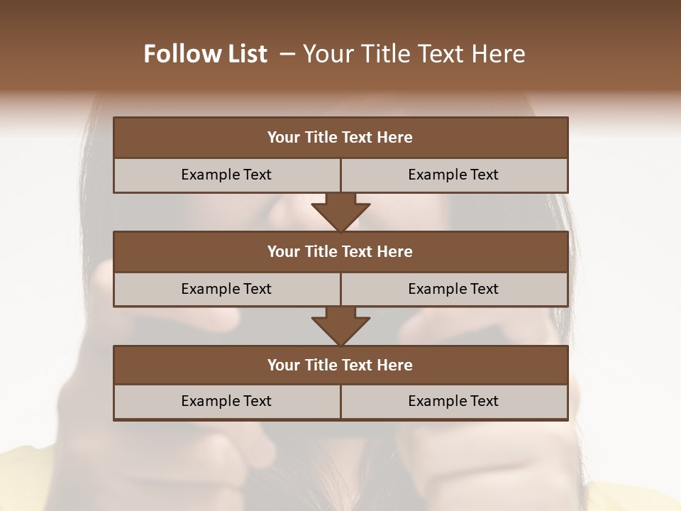 Person Woman People PowerPoint Template