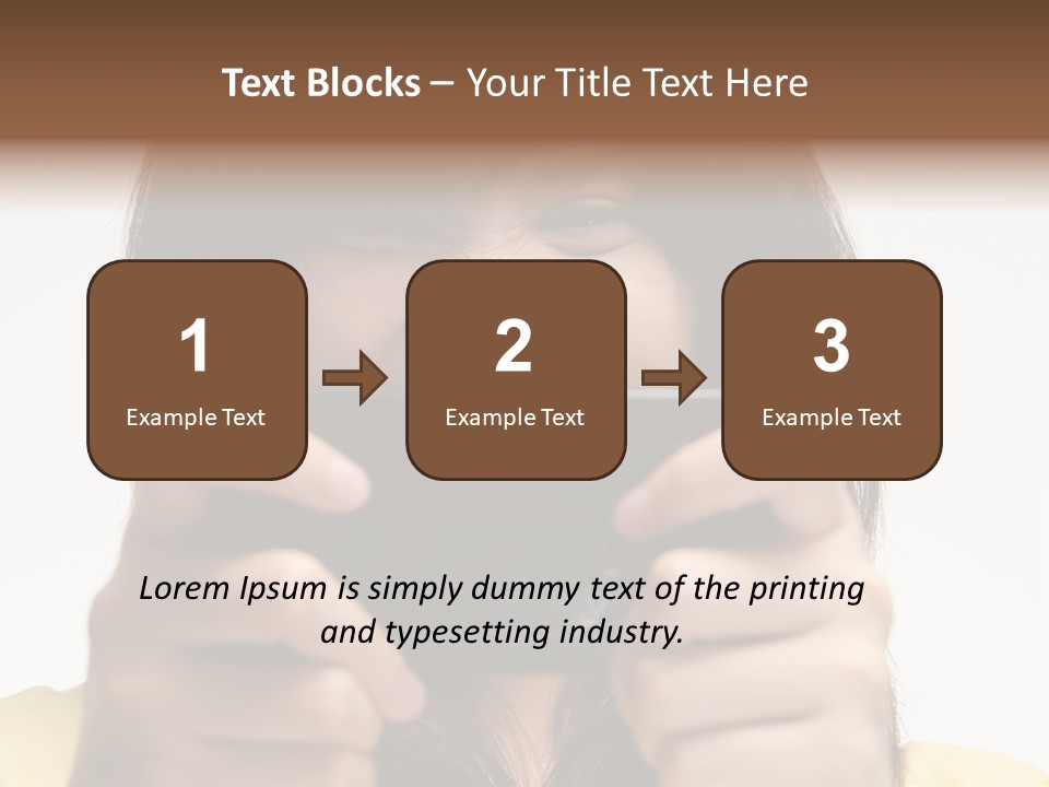 Person Woman People PowerPoint Template