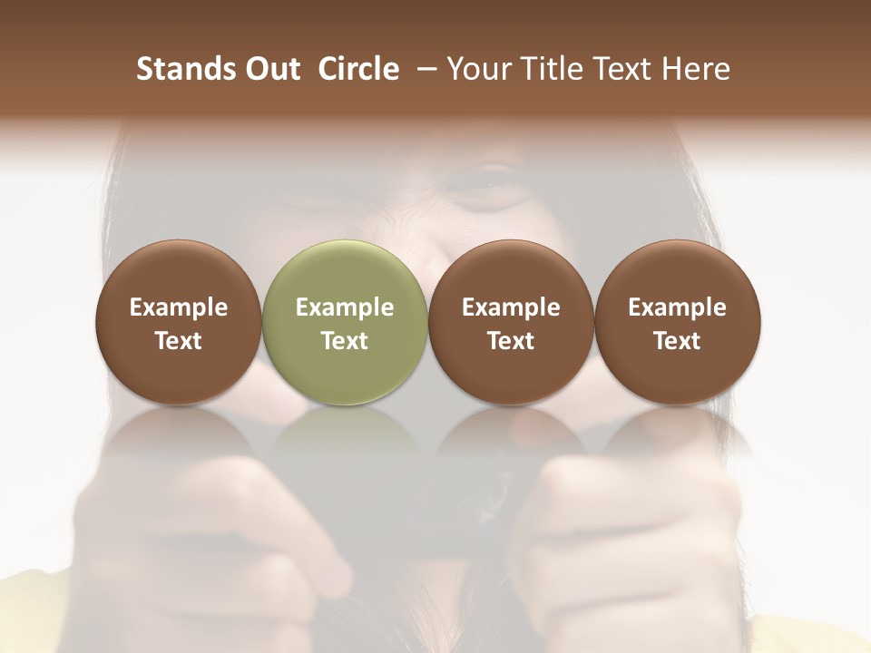 Person Woman People PowerPoint Template