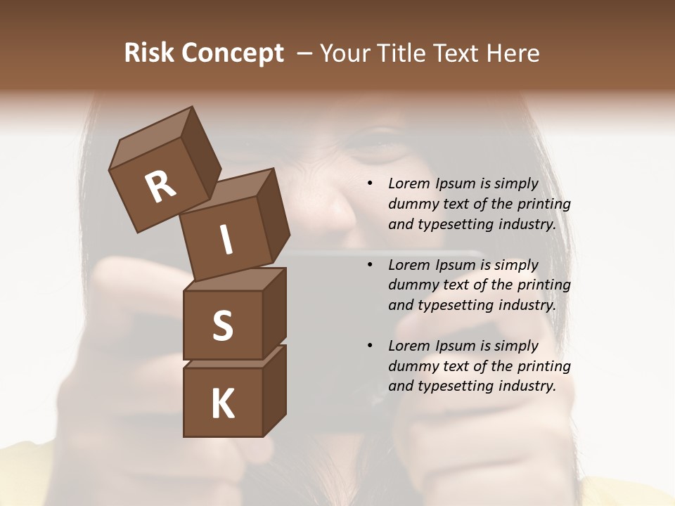 Person Woman People PowerPoint Template