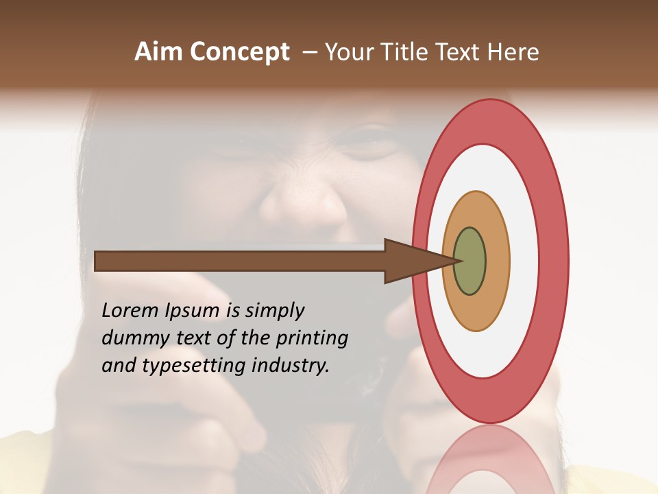 Person Woman People PowerPoint Template