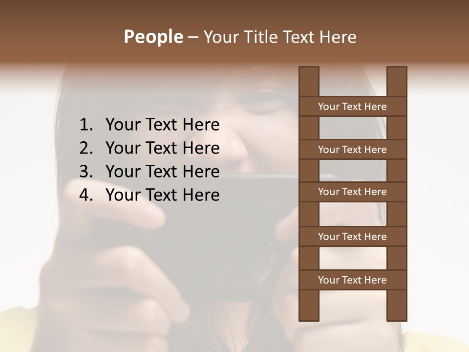 Person Woman People PowerPoint Template