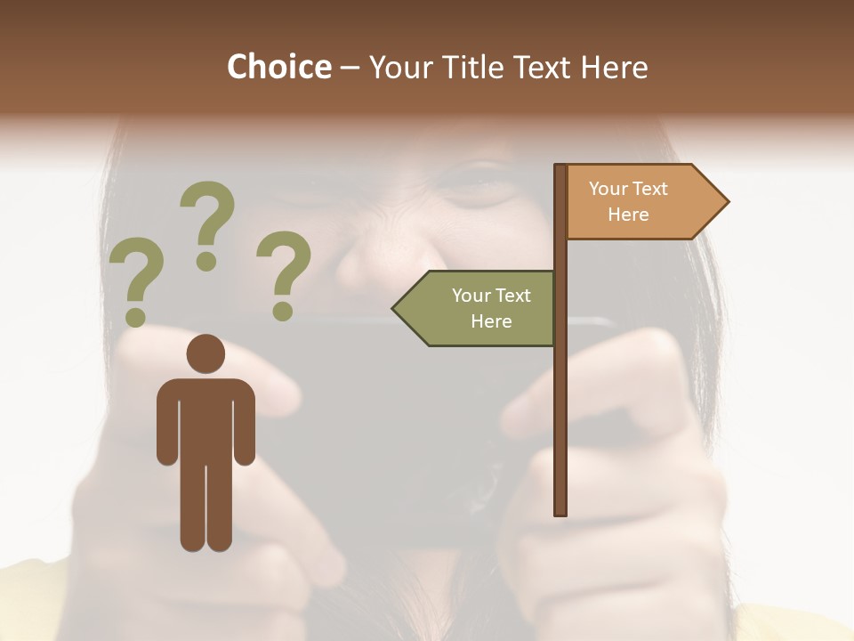 Person Woman People PowerPoint Template