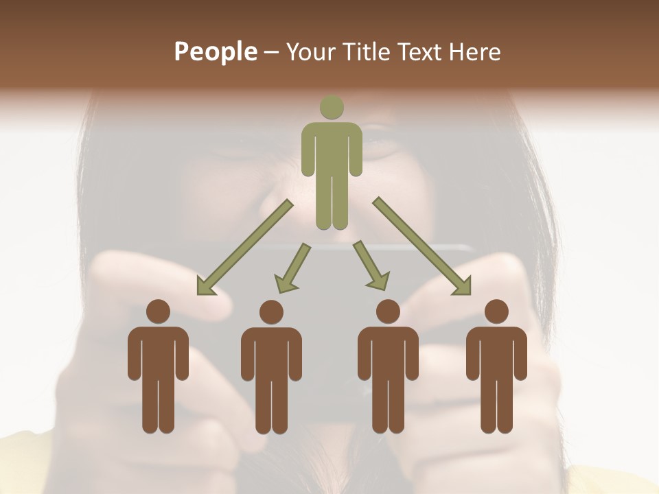 Person Woman People PowerPoint Template
