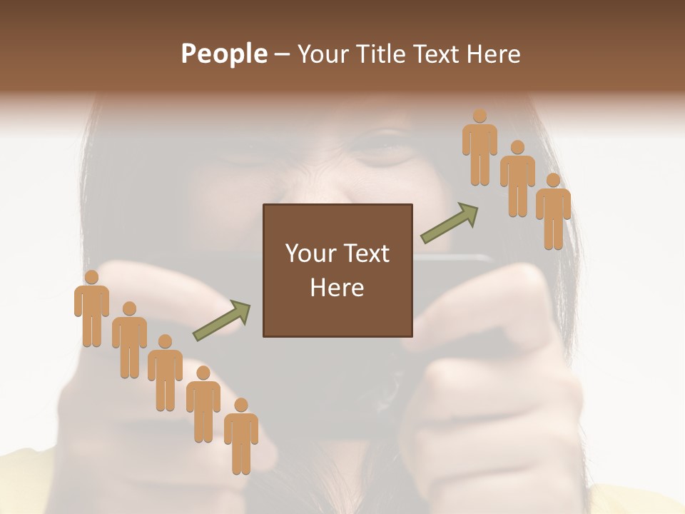 Person Woman People PowerPoint Template