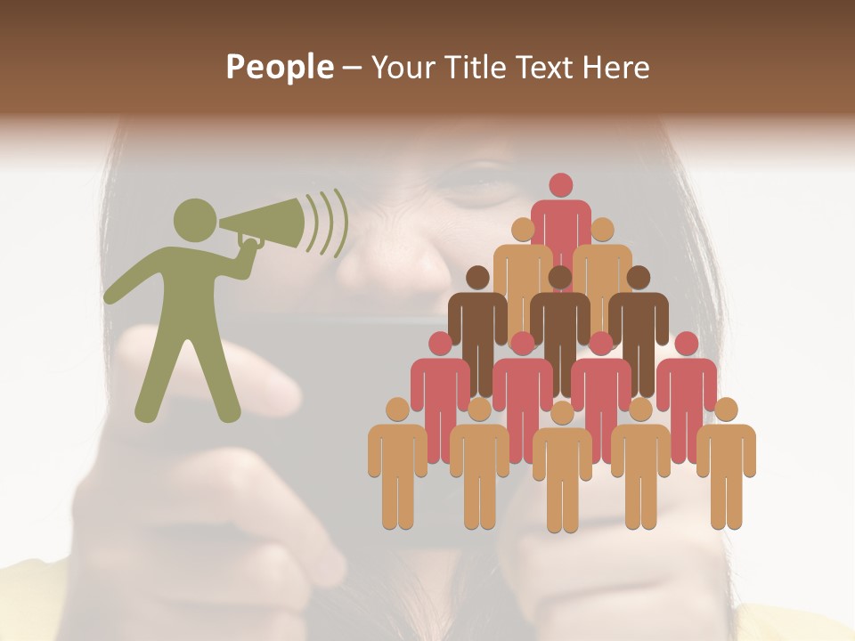 Person Woman People PowerPoint Template