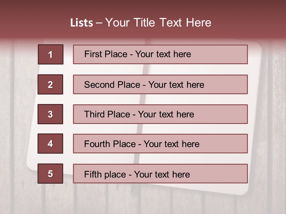 Note School Business PowerPoint Template