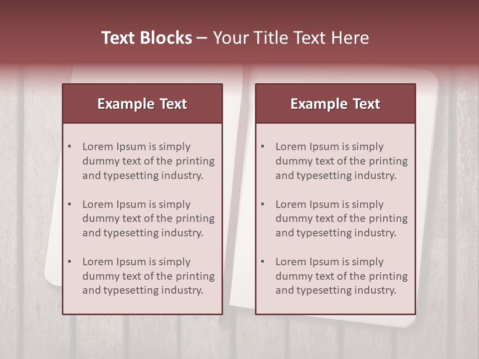 Note School Business PowerPoint Template