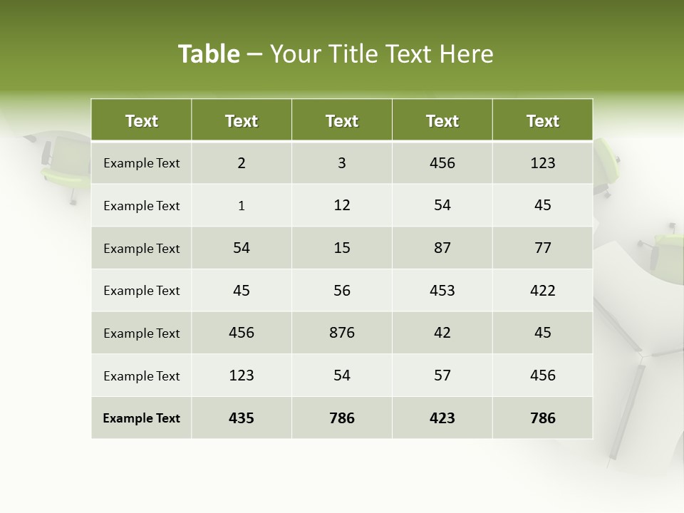 Financial Seats Corporate PowerPoint Template
