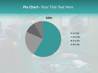 Operating Table Blood Scalpel PowerPoint Template