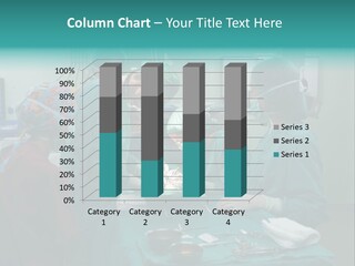 Operating Table Blood Scalpel PowerPoint Template