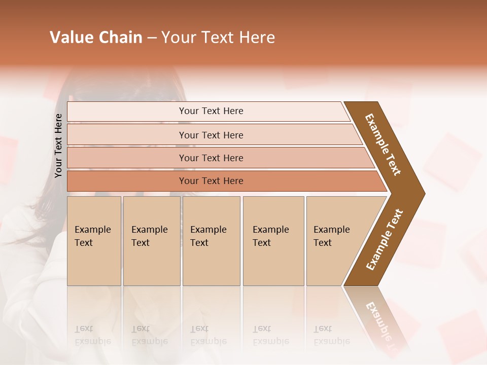 A Woman Holding Her Head In Her Hands PowerPoint Template