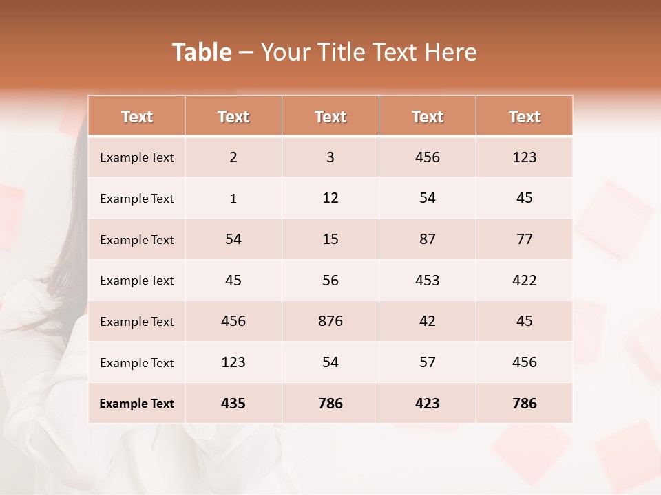 A Woman Holding Her Head In Her Hands PowerPoint Template