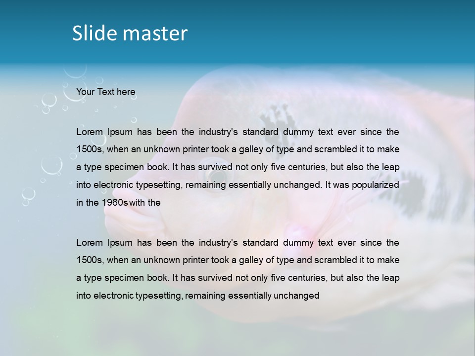 Life Image Organism PowerPoint Template