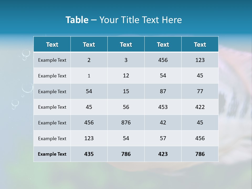 Life Image Organism PowerPoint Template