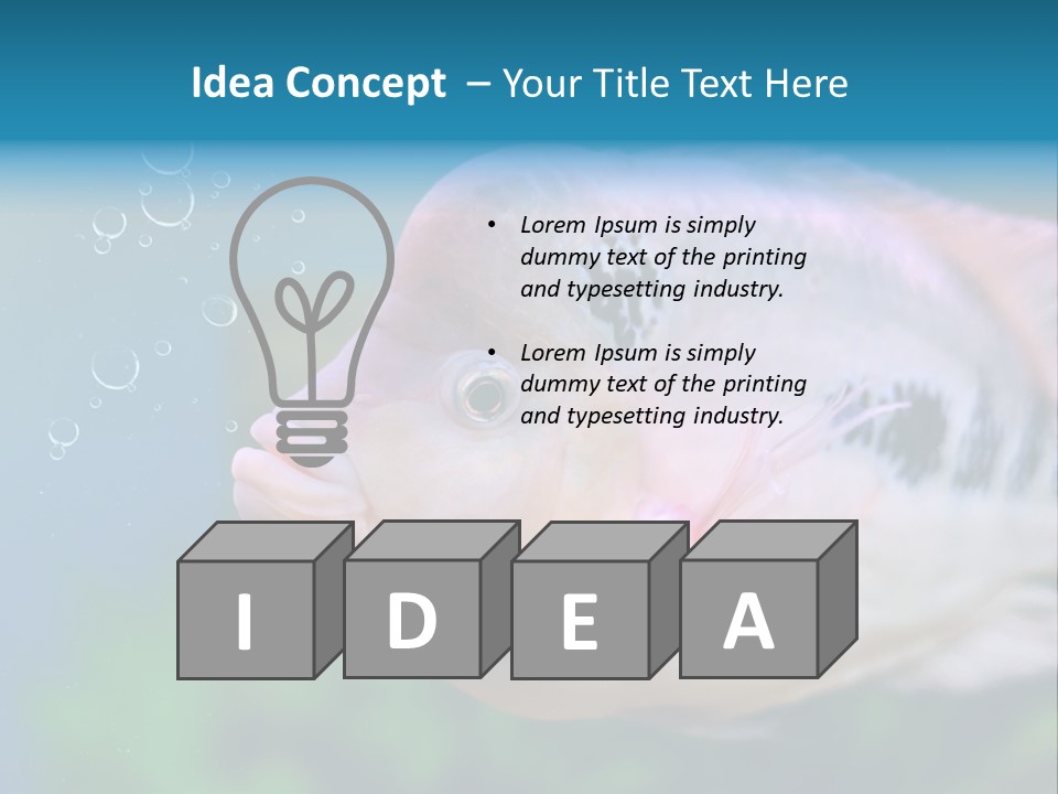 Life Image Organism PowerPoint Template