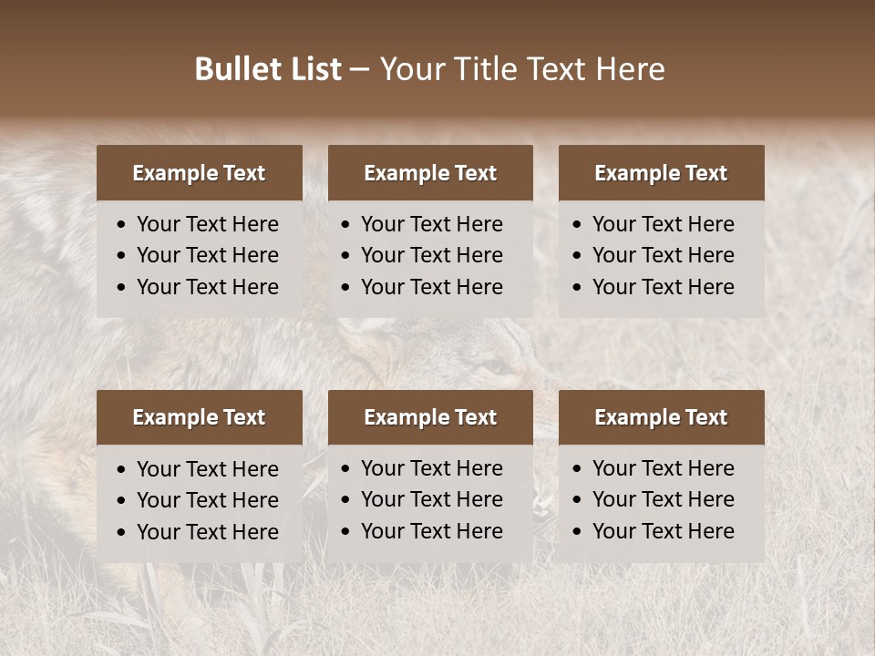 Animal Canada Rural PowerPoint Template
