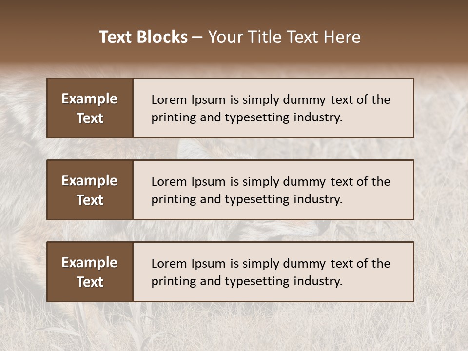 Animal Canada Rural PowerPoint Template