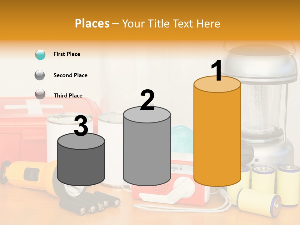 Horizontal Kit Food PowerPoint Template